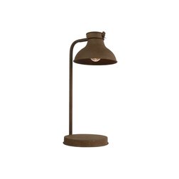 Stolní lampa v industriálním stylu.