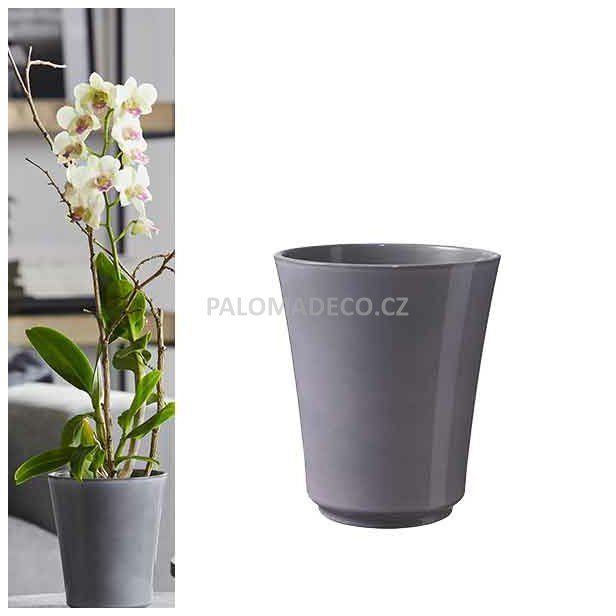 keramický květináč na orchidej fialový Atlanta Soendgen SK