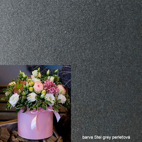 Flowerbox pearl Steel grey - ceny za balení