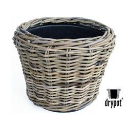obal DRYPOT RATTAN GREY D36H28CM