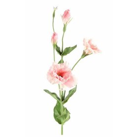 Umělá květina Lisianthus růžová 97cm