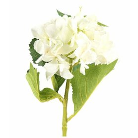 Umělá květina Hydrangea bílá 46cm